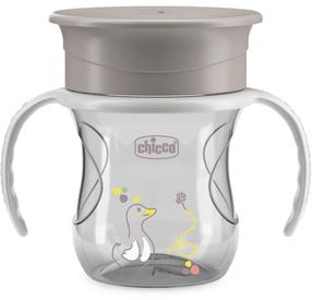 Детская кружка Chicco Mix & Match Perferct, 200 мл, 1 г., пластик, серый цв.