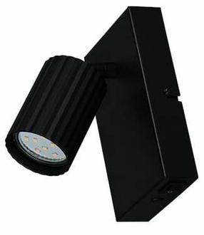 Lampa griesti un sienas Trio Soka 867770132, GU10, 1 x 10 W, melna krās. / melna krās.