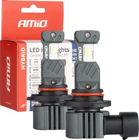 Automobilio lemputė AMiO Hybrid 04117, led, balta sp./pilka sp., 12 V