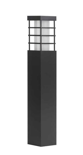 Brīvi stāvošs āra gaismeklis Su-Ma Rado II 2, 18W, E27, IP54, melna krās., 8 cm x 50 cm