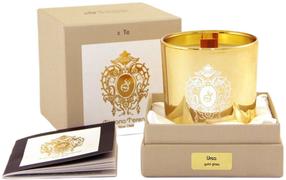 Svece, aromātiskā Tiziana Terenzi Ursa, 40 - 45 h, 170 g, zelta krās.
