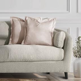 Dekoratyvinės pagalvėlės užvalkalas Restilo Velvet 120041199, šviesiai smėlinė, 45 cm x 45 cm, 2 vnt.