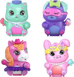Žaislinė figūrėlė, su priedais Mattel Polly Pocket Compact JFG56, (spalva/dizainas parenkami atsitiktine tvarka)