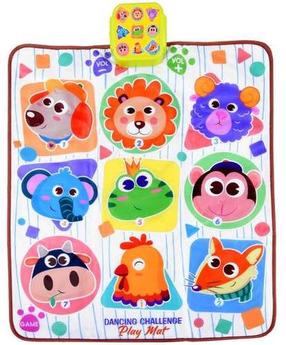 Коврик для занятий спортом Jokomisiada Dancing Play Mat, 64.5 см x 74.5 см, многоцветный