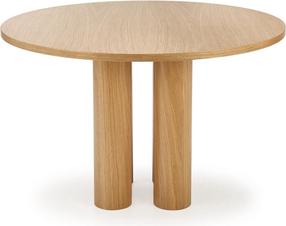 Stalas Elefante Round, ąžuolo sp., 120 cm x 120 cm x 77 cm