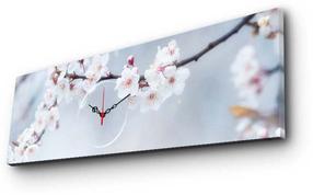 Часы - картинка Wallity Canvas 3090CS-42, синий цв./белый цв., 90 см x 30 см