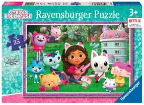 Dėlionė Ravensburger Gabbys Dollhouse 05658, 35 cm x 48 cm, 35 vnt., įvairių spalvų