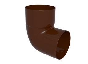 Lietvamzdžio alkūnė Scala, 87 °, Ø 8 cm, polivinilchloridas (pvc), ruda sp.