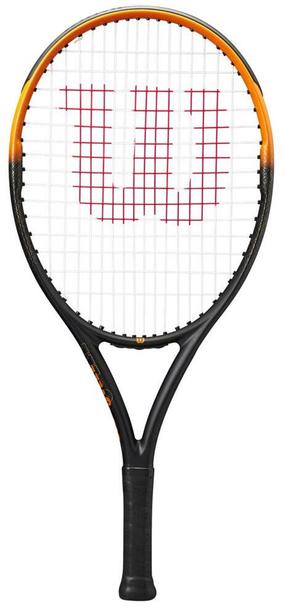 Teniso raketė Wilson Burn Spin Jr 24, juoda sp./oranžinė sp.
