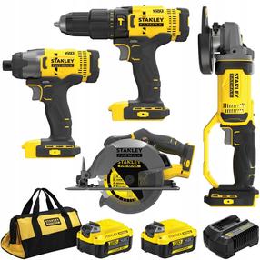 Akumuliatorinių įrankių rinkinys Stanley SFMCK469M2-QW, 18 V