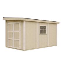 Sodo sandėliukas Timbela SmartSide M939, 412 cm x 248 cm x 231 cm, rusva sp.