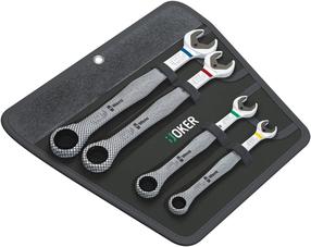 Terkšlinių kombinuotų raktų rinkinys Wera Joker Foot Ring, 159 mm, 10 - 19 mm, 4 vnt.