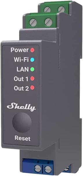 Реле Shelly Pro 2, 110 - 240 В