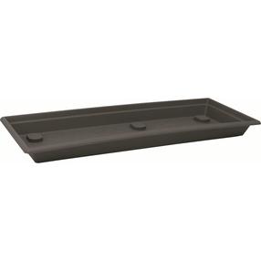 Puķu poda šķīvis Plastkon Magnus 4114091007, antracīta krās., 80 cm, 40 cm