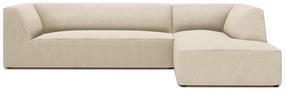 Угловой диван Micadoni Home Ruby 4 Seats, светло-коричневый цв., правый, 273 x 180 см x 69 см