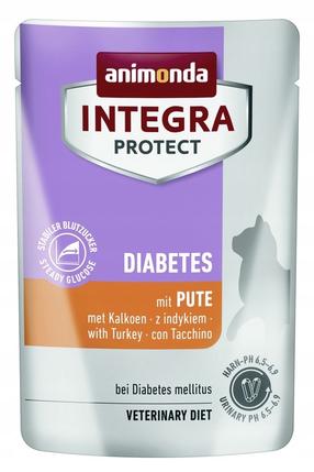 Šlapias kačių maistas Animonda Integra Protect Diabetes, kalakutiena, 0.085 kg
