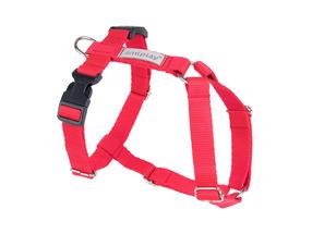 Petnešos šunims Amiplay Samba, raudona sp., 260 - 350 mm x 15 mm, 26-35