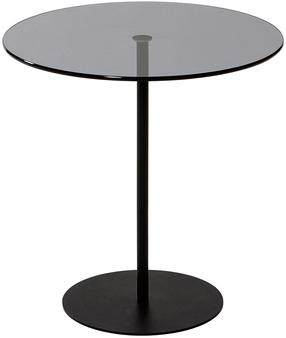Kavos staliukas Kalune Design Chill-Out, juoda sp./tamsiai pilka sp., 50 cm x 50 cm x 50 cm