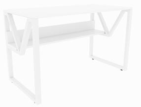Rašomasis stalas Kalune Design Lona 875ZNA4540, 120 cm x 60 cm, 72.8 cm, balta sp.