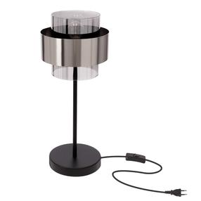 Настольные лампы Candellux Lighting Spiega 41-47199, E27, 60Вт, серый цв./черный цв.