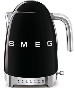 Elektriskā tējkanna Smeg SSEU KLF04, 1.7 l, melna krās.