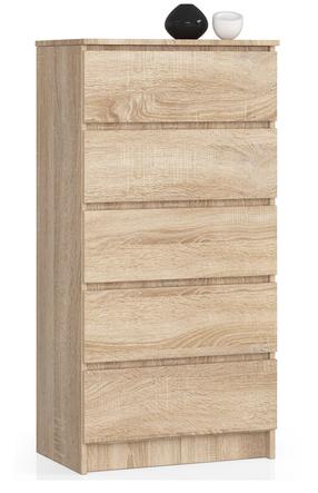 Комод Akord Furniture Factory K60, коричневатый цв., 121 см x 60 см x 40 см