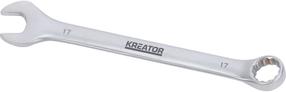 Kombineeritud mutrivõti Kreator, 205 mm, 17 mm