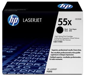 Tonera kasete HP CE255X, melna krās.