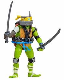 Žaislinė figūrėlė, su priedais Playmates Toys Teenage Mutant Ninja Turtles Leonardo 83801, mėlyna sp./geltona sp./žalia sp.