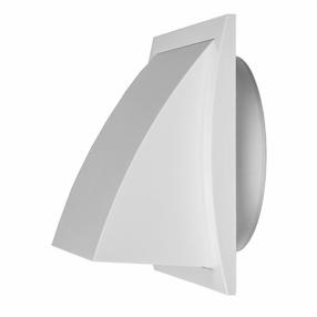 Ārējās ventilācijas restes Europlast ND10FV, plastmasa, 99 mm