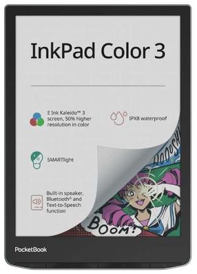 Электронная книга Pocketbook InkPad Color 3, 32 ГБ, синий цв., 7.8″