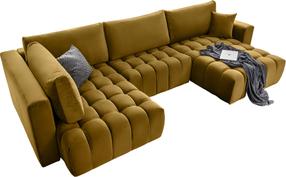 Nurgadiivan Bonito Loco 45, kollane v., parem, 170 x 340 cm x 92 cm