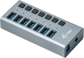 USB centrmezgls i-Tec USB 3.0 Charging HUB 7port + Power Adapter 36 W, 100 cm