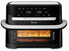 Aerogrils Tefal Easy Fry Flex EY9228E0, melna krās., 2700 W, 9 l