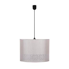 Lampa karināms Candellux Lighting Arabesca, E27, 1 x 60 W, krēmkrāsa krās. / melna krās.