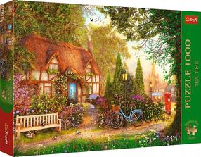 Пазл Trefl Tea Time Puzzle: Thatched Cottage, 68.3 см x 48 см, 1000 шт., многоцветный