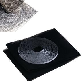 Sääsevõrk ZZ82, must v., 150 cm x 150 cm
