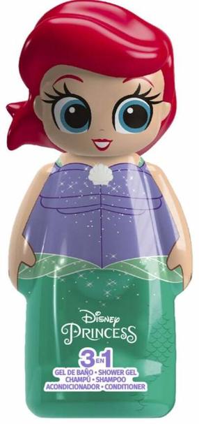 Vaikiška dušo želė ir šampūnas Lorenay Disney Princess 3-in-1, 300 ml