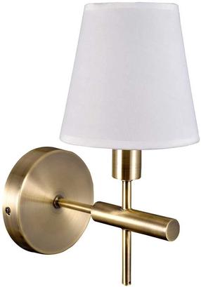 Lampa sienas Italux Balter MB38482-1, E14, 1 x 40 W, balta krās. / zelta krās.