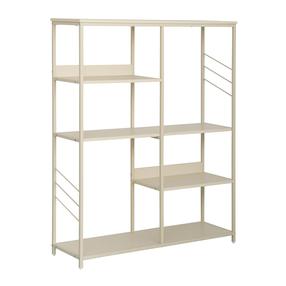 Pastatoma lentyna Home4you Dimitra, smėlio sp., 124 cm x 30 cm x 100 cm