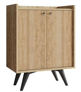 Skapītis Kalune Design Seul 811MDD4141, ozola krās./melns krās., 40 cm x 70 cm x 91.5 cm