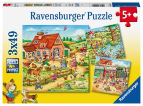 Пазл Ravensburger Holidays In The Countryside 052493, 21 см x 21 см, 147 шт., многоцветный
