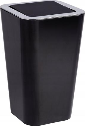 Šiukšliadėžė Wenko Candy, juoda sp., 6 l, 29 cm x 18 cm