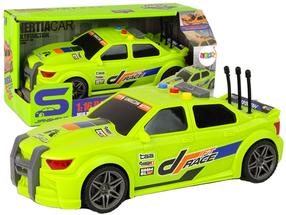 Žaislinis automobilis Lean Toys Racing, 1:16, žalia sp.