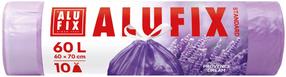 Šiukšlių maišai ALUFIX Lavender, 60 l, 10 vnt.
