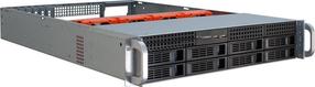 Serveri korpus Inter-Tech 2U 2408, must v./hall v.