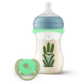 Комплект Philips Avent Natural Response Nighttime, 3 мес., (цвет/дизайн выбирается случайным образом)