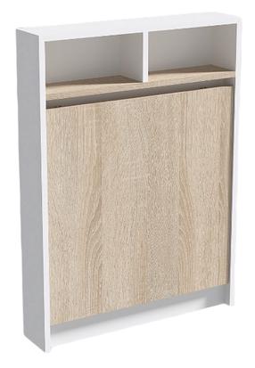 Stalas išskleidžiamas Kalune Design Bracked Patara, ruda sp./balta sp., 70 cm x 15 cm x 90 cm