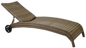 Gultas Home4you Wicker 11758, rudas, 169 cm x 73 cm x 99 cm