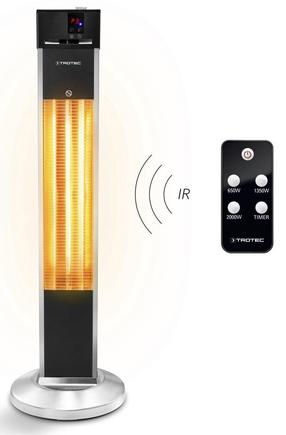 Infrasarkanais sildītājs Trotec IRS 2000 E, 2 kW, Sudraba krās./Melna krās.